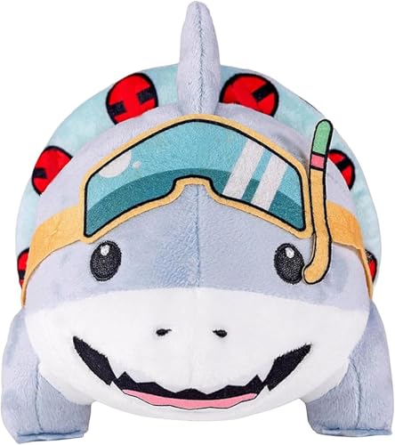 Cute Land Shark Plush Toy 9.8 Inch Soft Stuffed Animal Pillow Doll for Boys Girls and Kids Adorable Swimwear Shark Plushie Gift