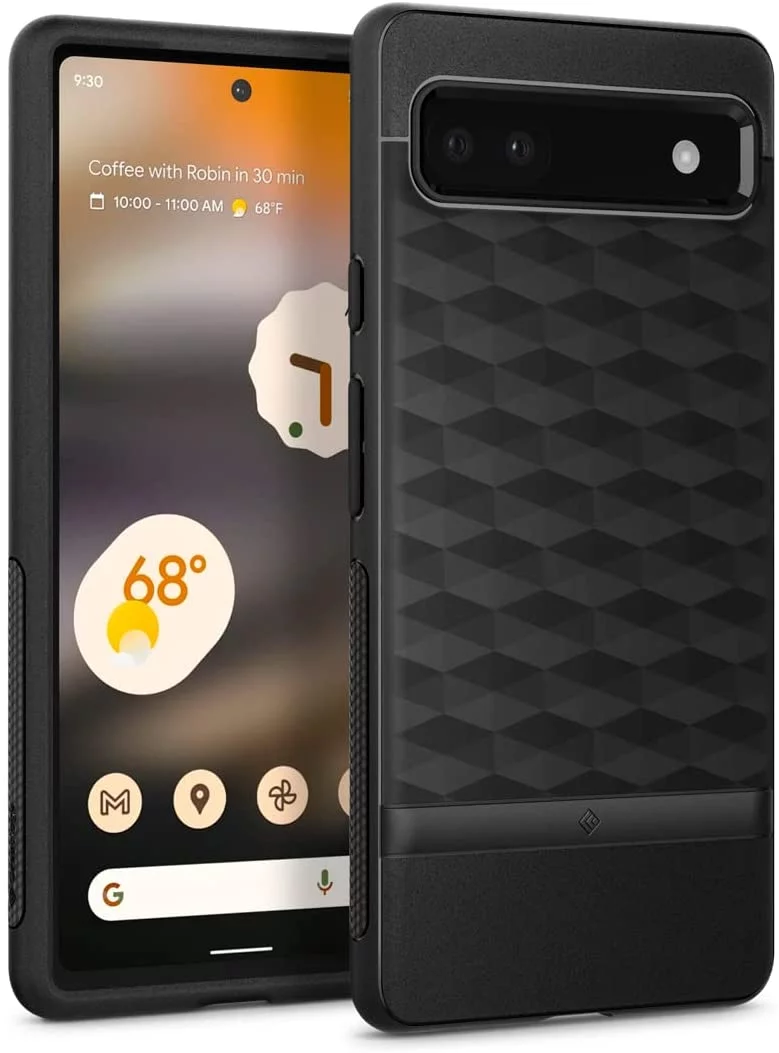 Google Pixel 6a Case (2022) | Caseology [Parallax] - Matte Black