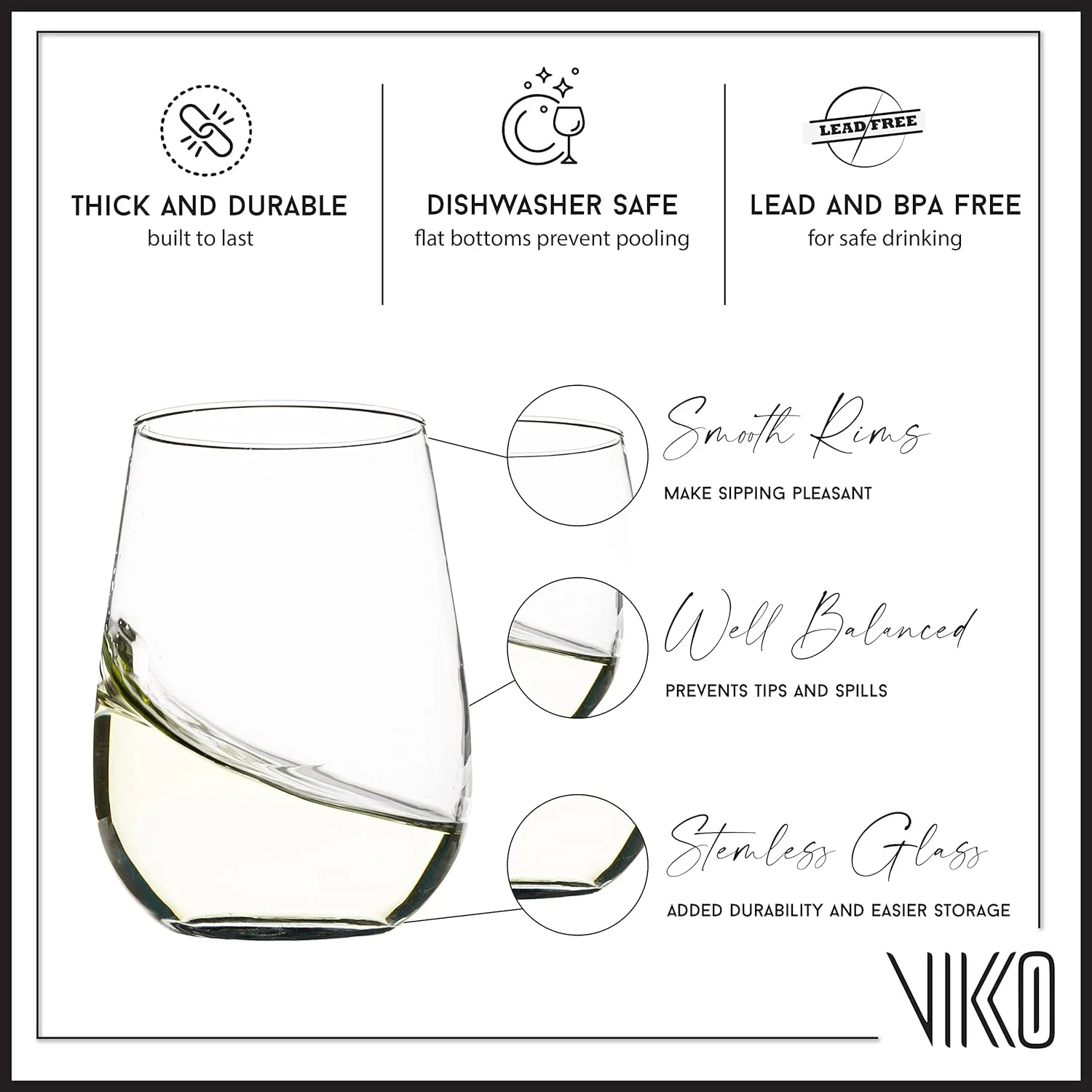 Semless Wine Glass, 16 Ounce Wine Glasses Se Of 6, Whie Or Red Wine Glass, Classic And Wine Glasses