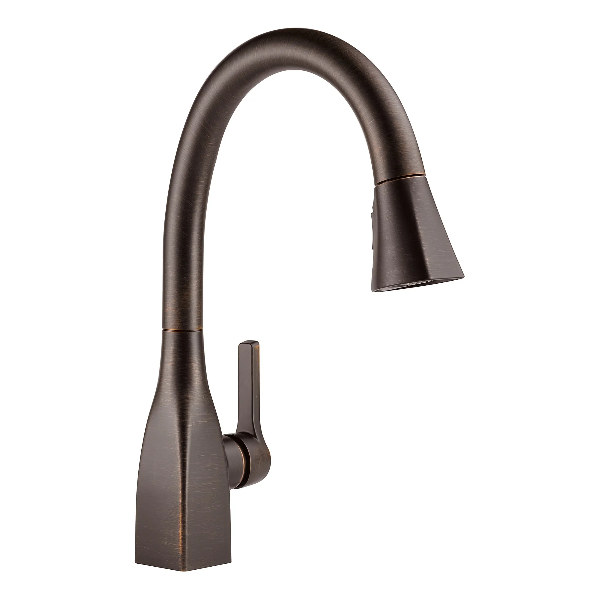 Delta Mateo Single Handle Pull-Down Kitchen Faucet with Shield Spray Technology, Venetian Bronze