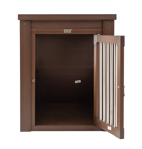 New Age Pet ecoFLEX Pet Crate/End Table, Small, Espresso 23.8