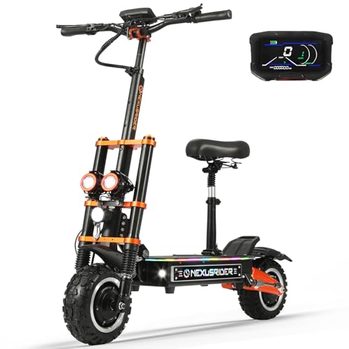 Adults Electric Scooter 6000W Dual Motor Up to 58 mph, 60 Miles Range, 60V35Ah Battery, C-Type Dual Suspensions 11