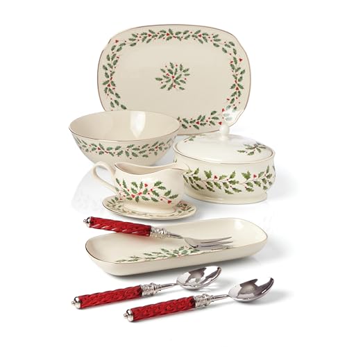 Lenox 882207 Hosting The Holidays Santa Spoon Rest, Christmas