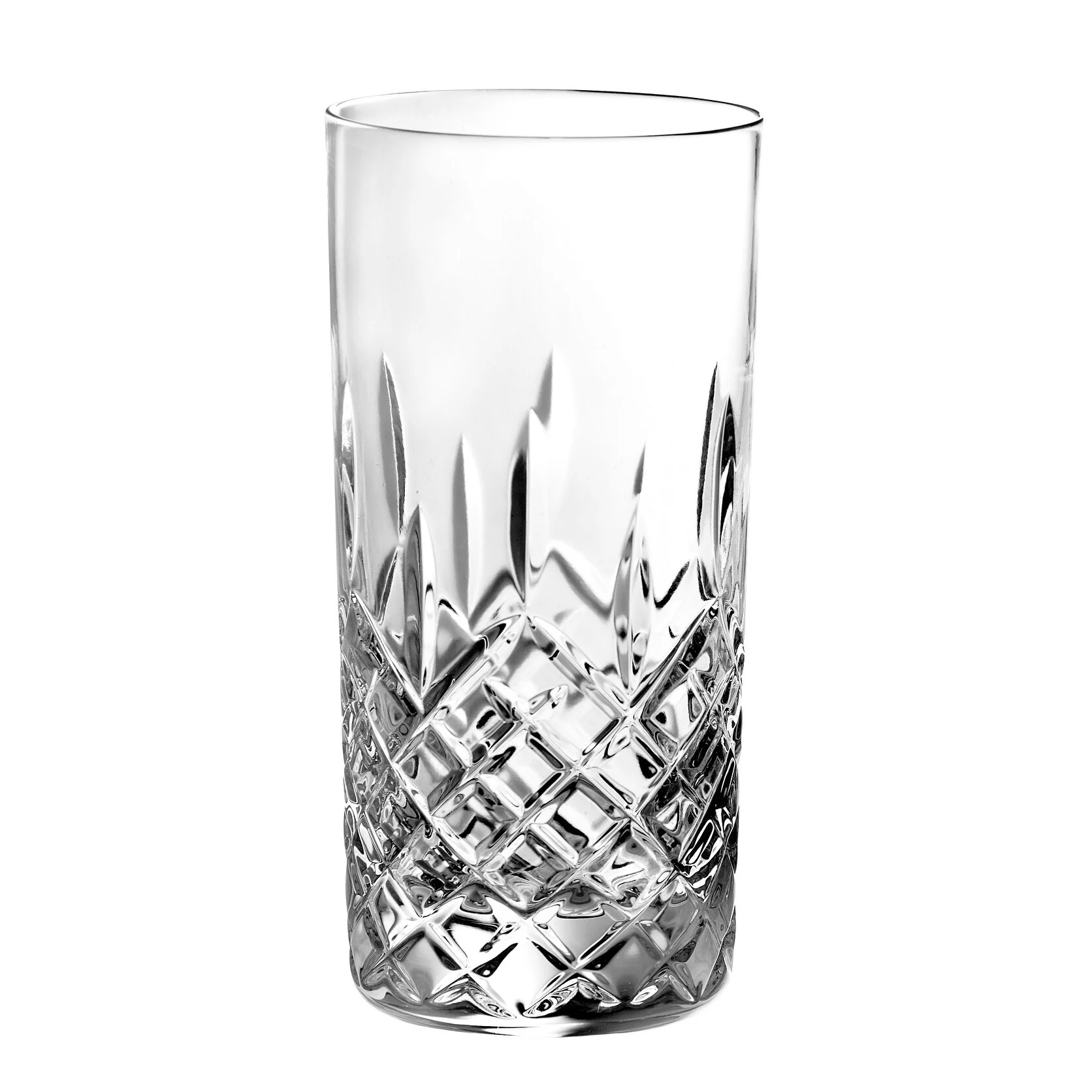 Majestic Gifts Inc. Majestic Gift European Cut Crystal Highball Tumblers-12 oz.-Set/6