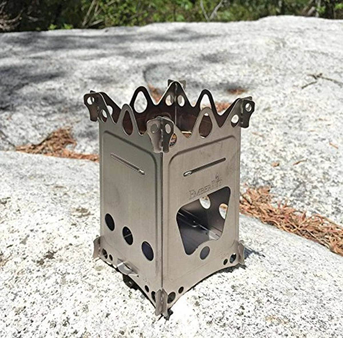 Fireant Stainless Steel Stove- Lightweight, Multi-Fuel, Packs Flat For Hiking,Hunting, Survival Packs, And Camping Small