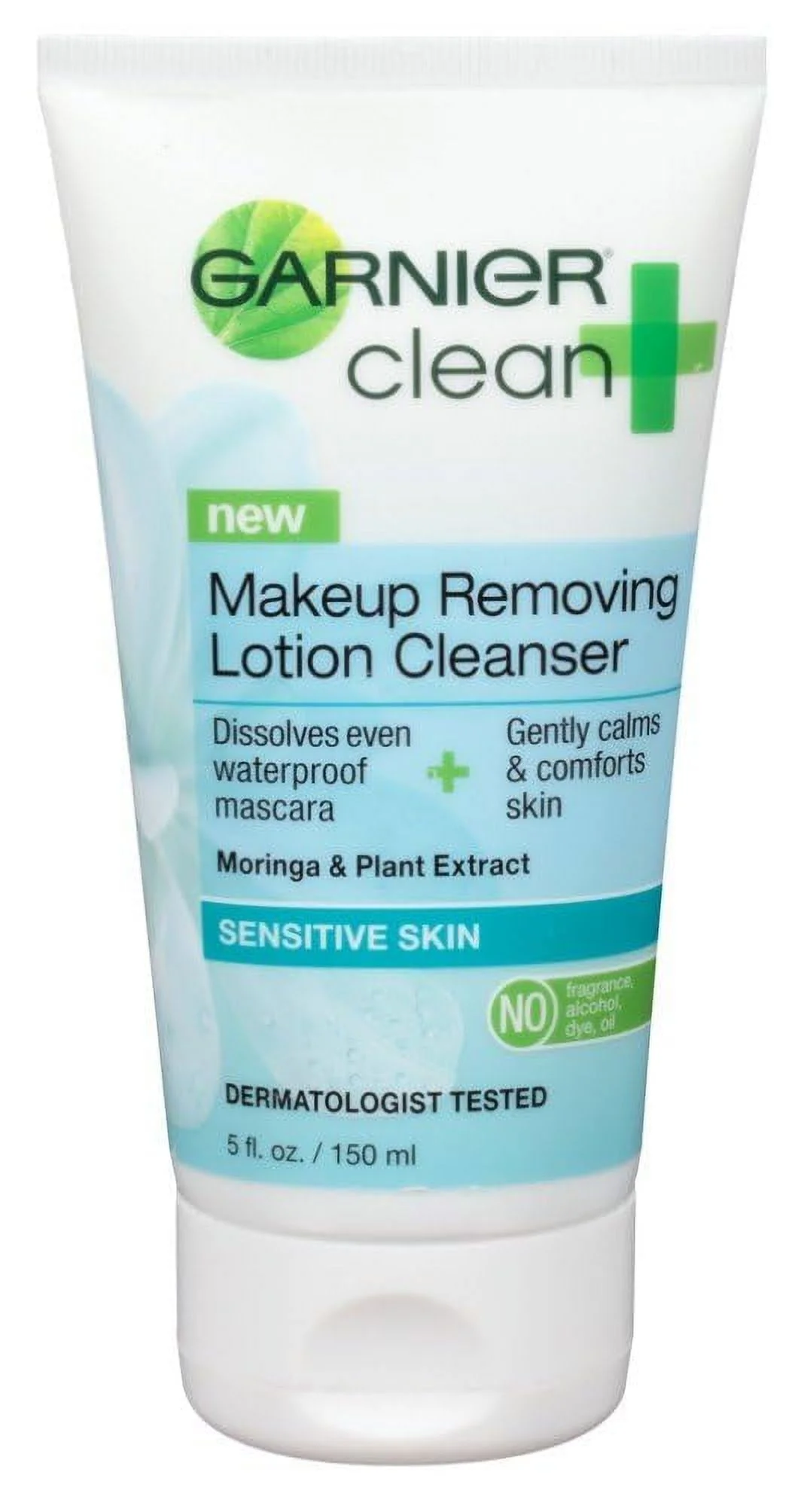 Garnier Clean+ Makeup Removing Lotion Cleanser Sensitive Skin, 5 Fluid Ounces