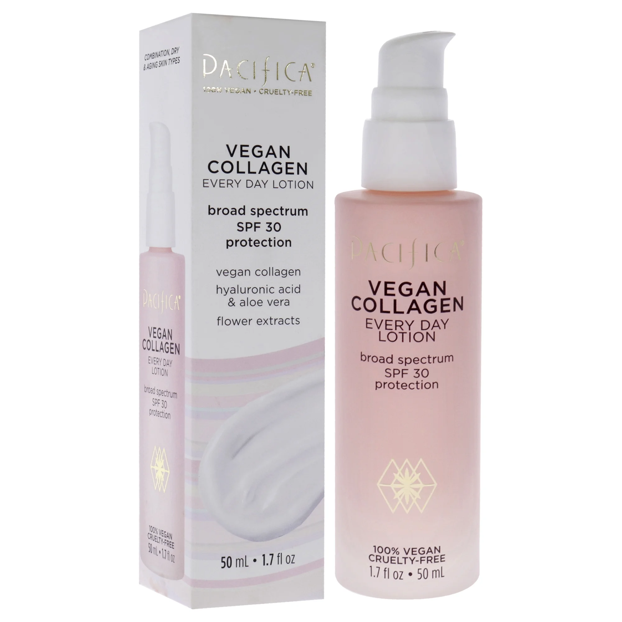 Pacifica Vegan Collagen Every Day Lotion SPF 30 , 1.7 oz Lotion