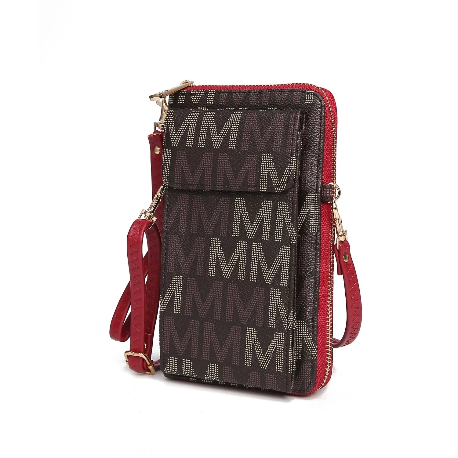 MKF Collection Cossetta Cell Phone Crossbody Handbag Wallet by Mia K.