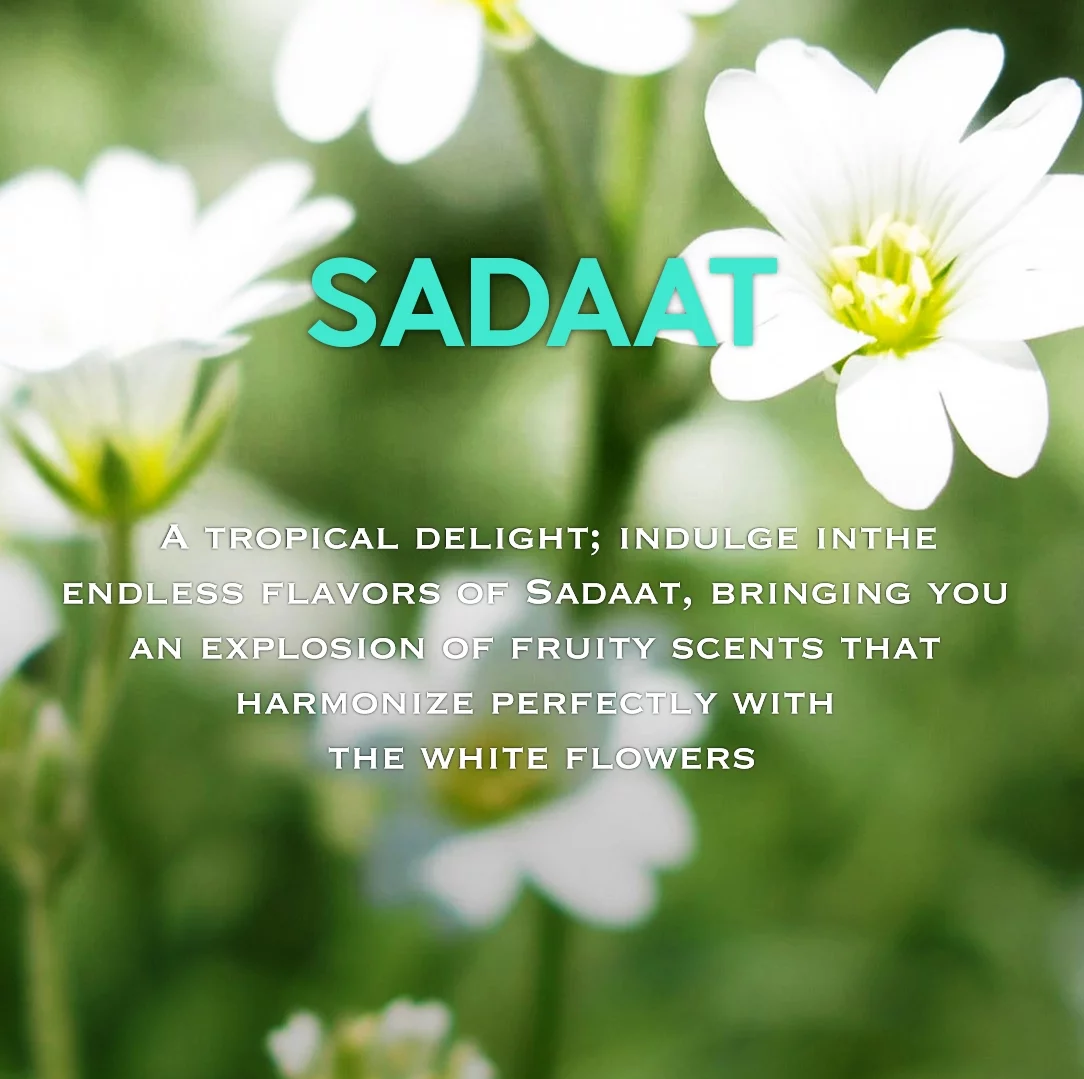Sadaat Aqua Perfume Arabic Non Alcoholic Fruity Floral Musk Men & Women Parfum by Naseem