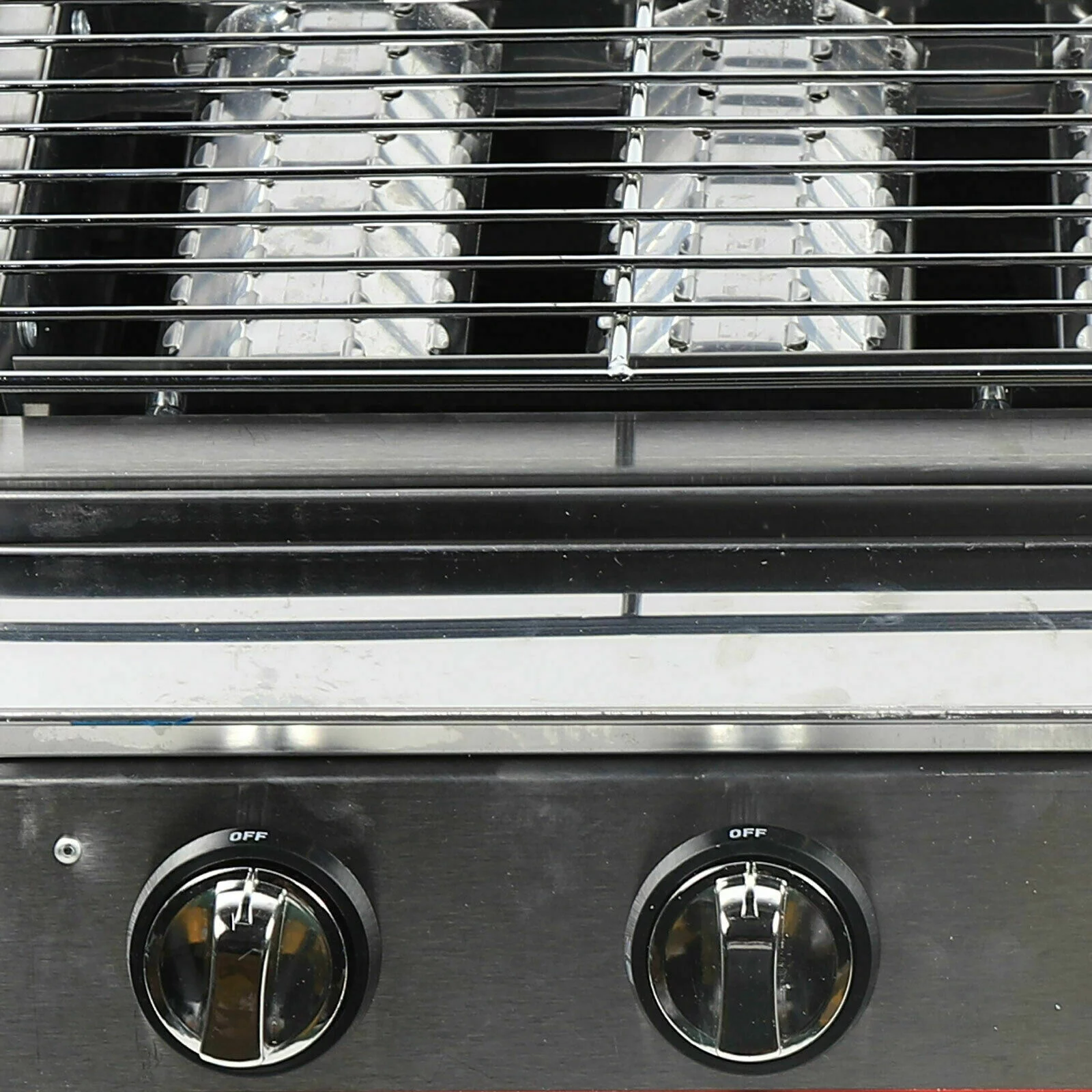 Oukaning 4 Heads LPG Gas Barbecue Grill Oven Natural Gas Commercial Smokeless BBQ Grill