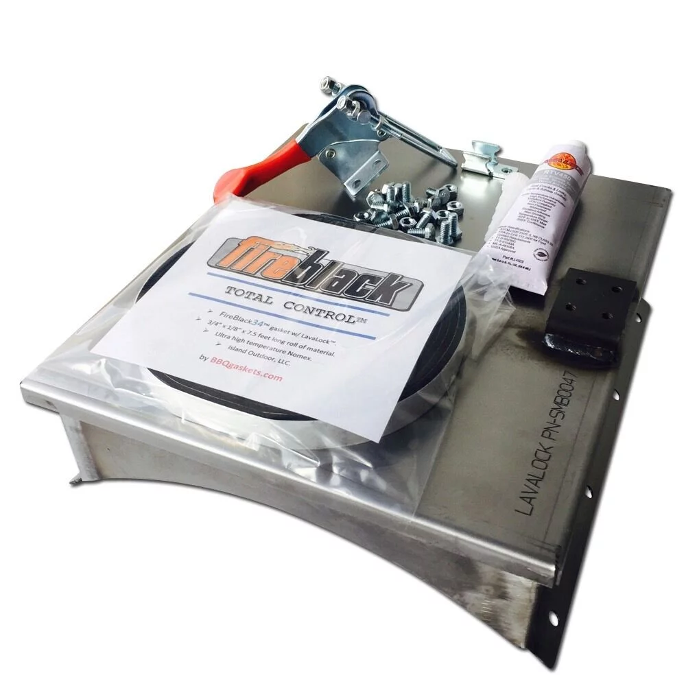 LavaLock® Quick Coal Charcoal Access Door UDS 55 gal Weber Smokey Mountain 22.5
