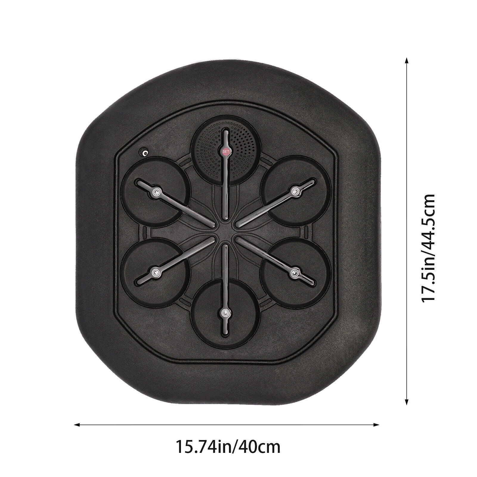 Smart Wall Mounted Music Boxing Machine,Electronic Music Boxing Machine W/ Stand, USB Charging Boxing Equipment W/ Bluetooth LED