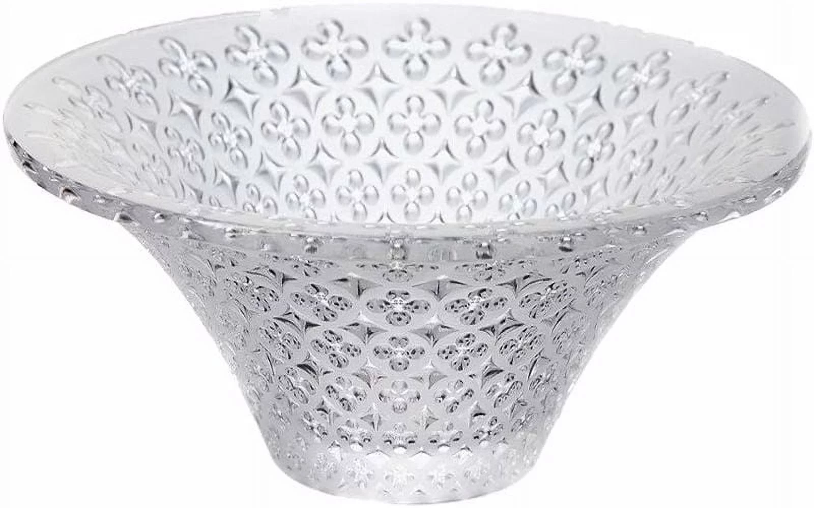 Lalique Venezia Bowl, Clear crystal, 15 wide