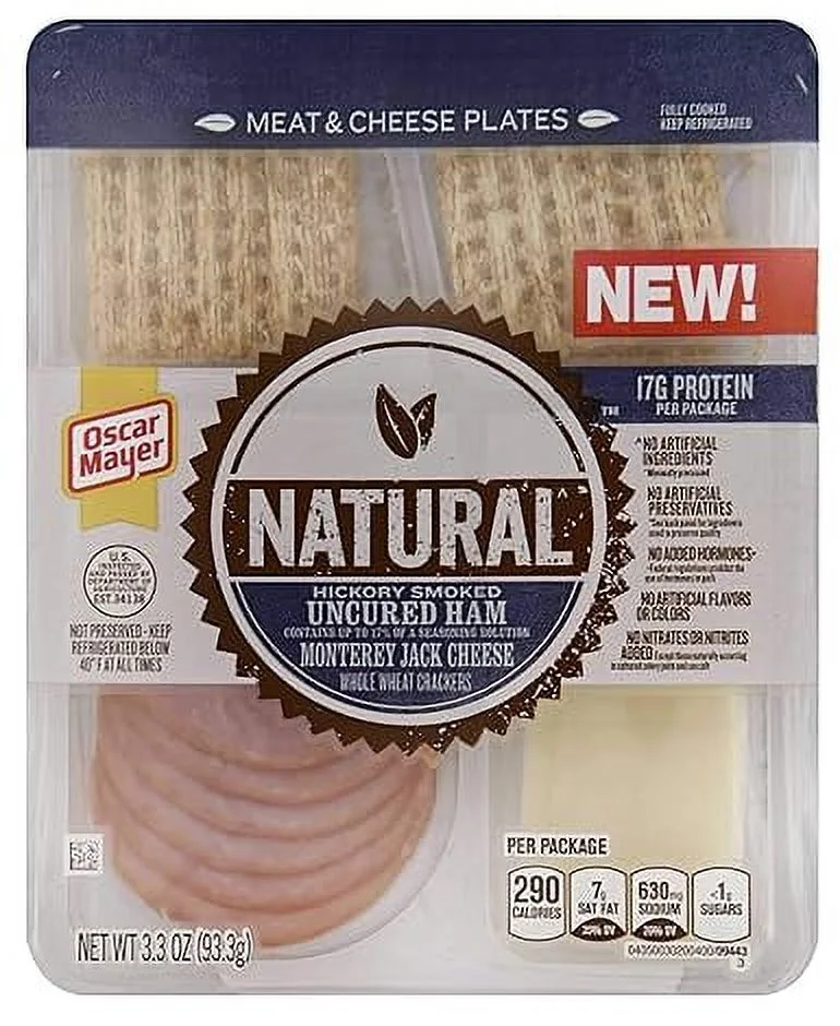 Oscar Mayer Single Serve Ham Convenience Meal, 3.3 Ounce -- 7 per case.