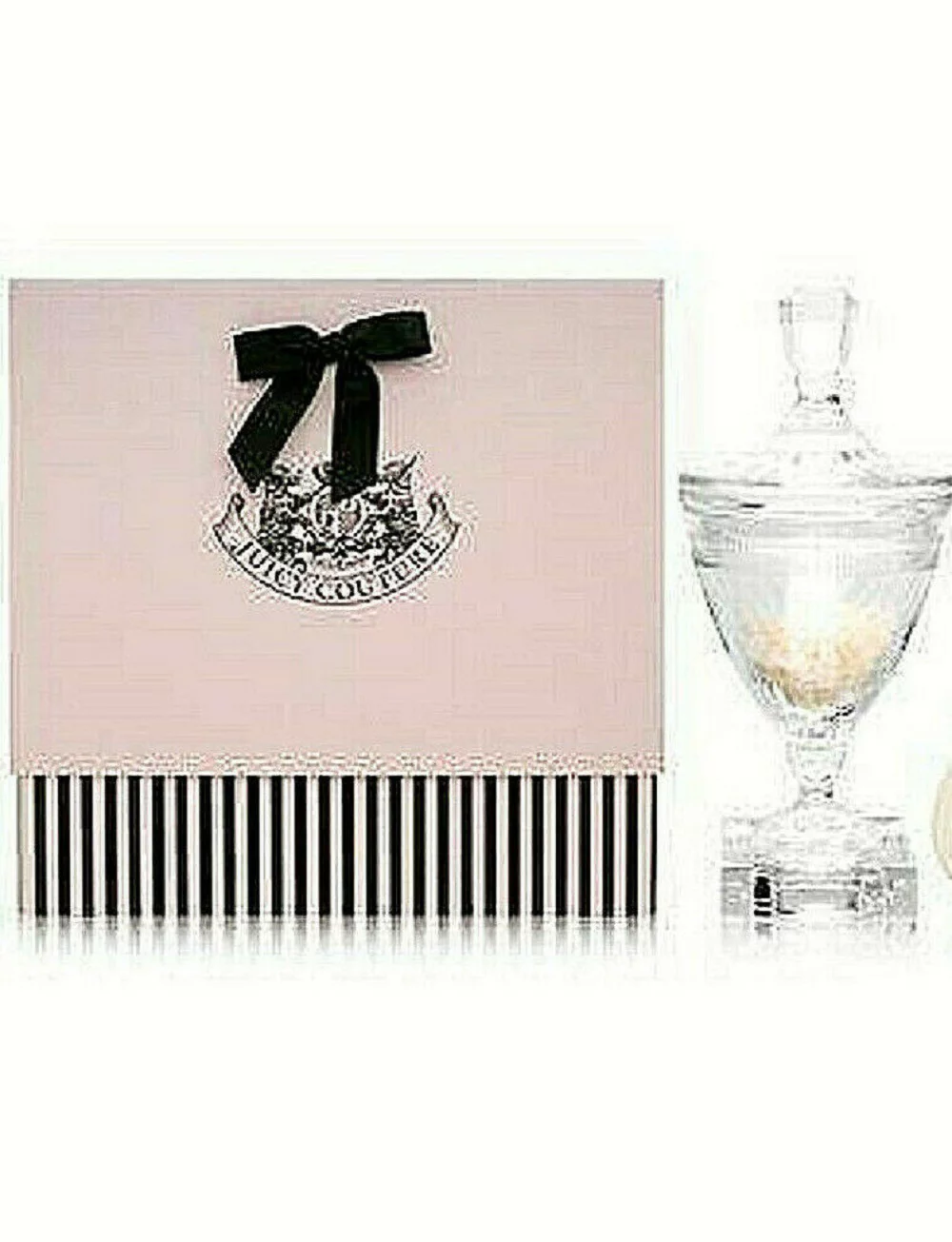 JUICY COUTURE Candle 11 oz  + CRYSTAL GOBLET NUMBERED EDITION $450.00 retail