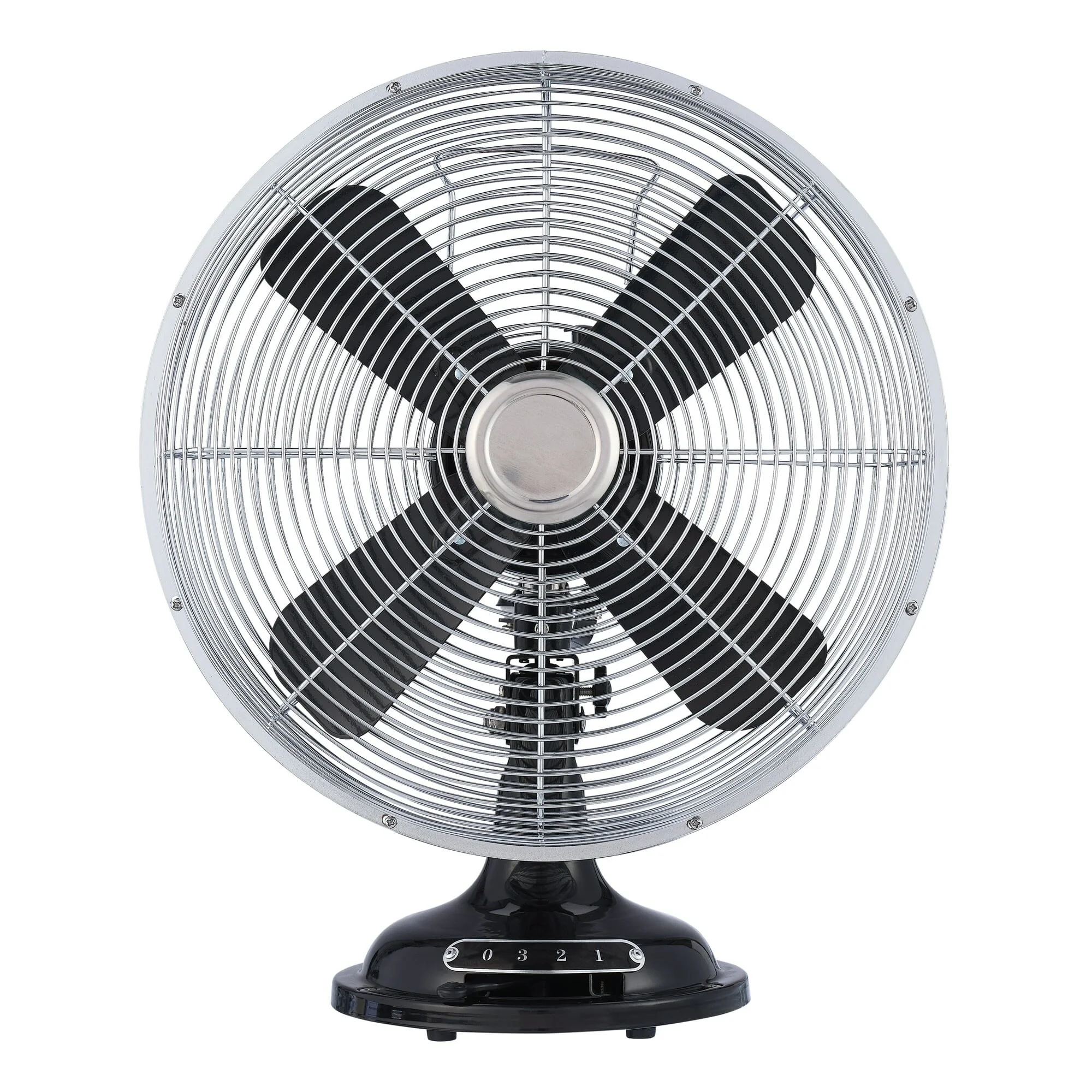 12'' Retro 3-Speed Metal Table Fan