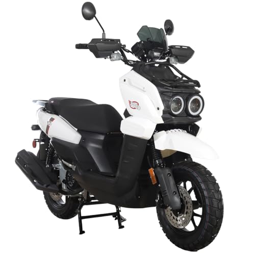 X-PRO Gas Adult Moped Tank 200 Gas Moped Street Bike,12