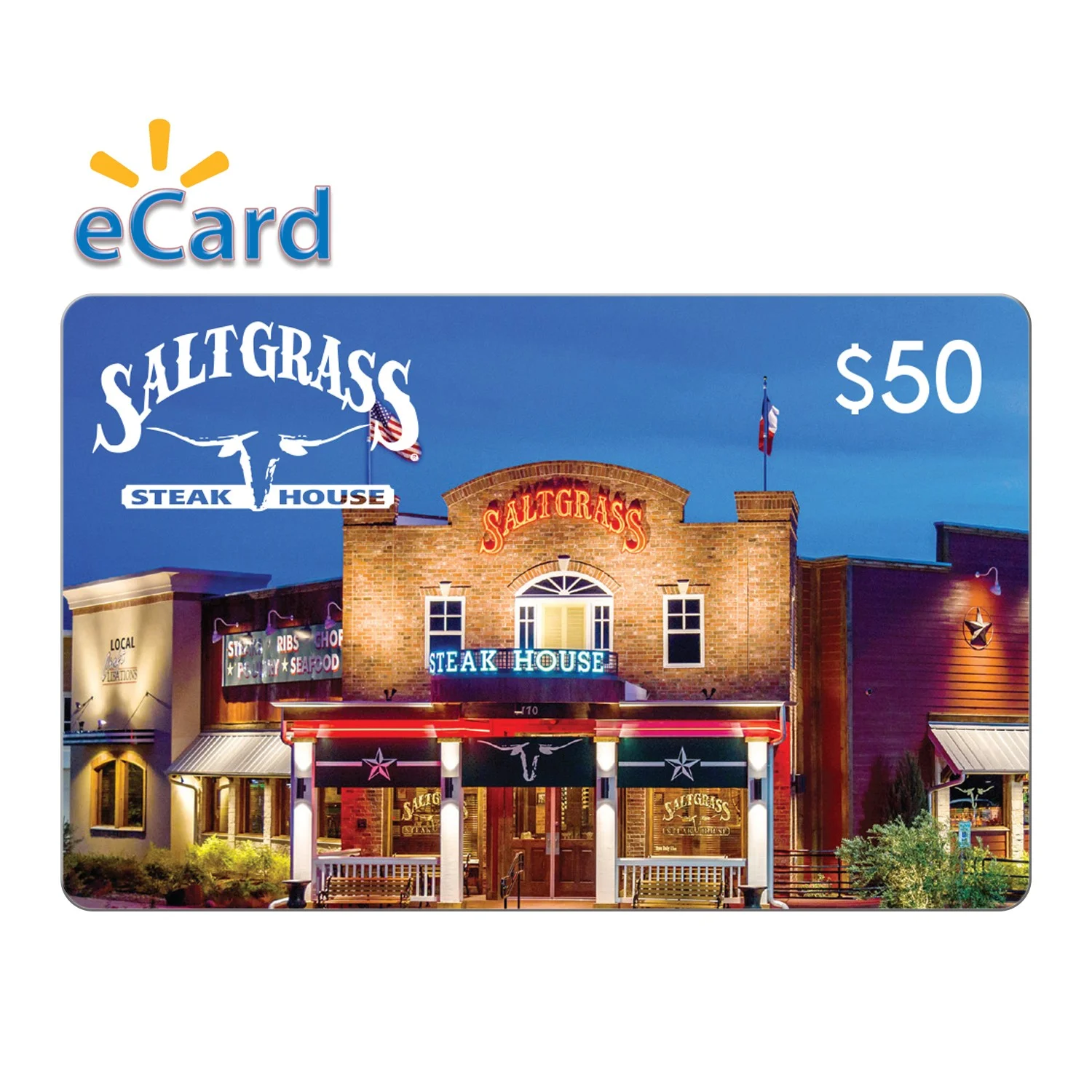 Saltgrass Steakhouse $50 eGift Card