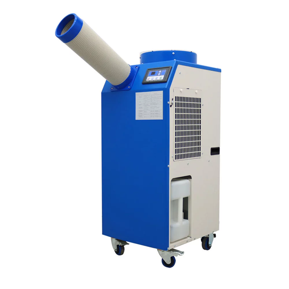 INTBUYING Industrial Air Conditioner Portable Spot Cooler Single Tube 11900Btu/h 220V