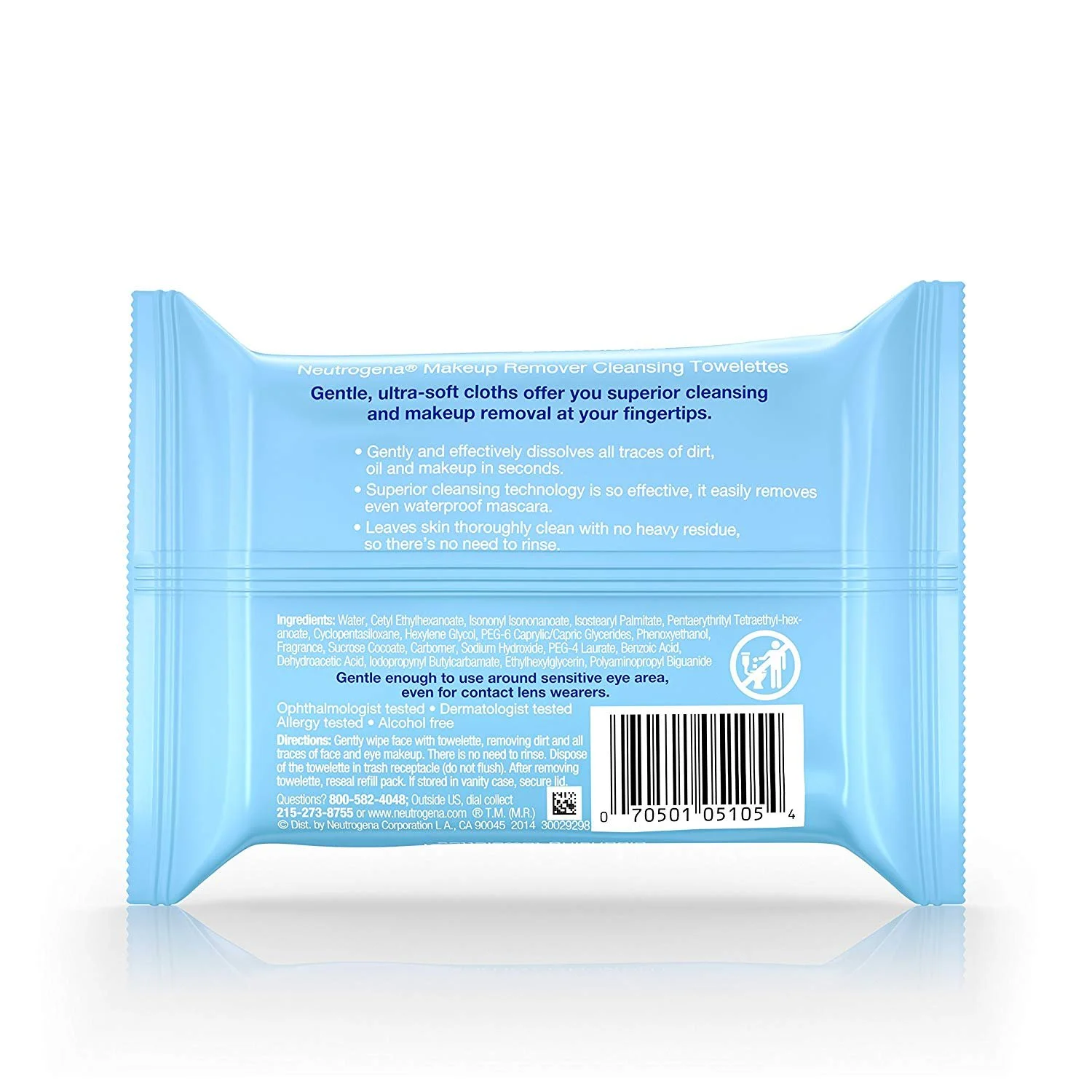 Neutrogena Hydrating Makeup Remover Cleansing Wet Towelettes 25 ct, 3-Pack