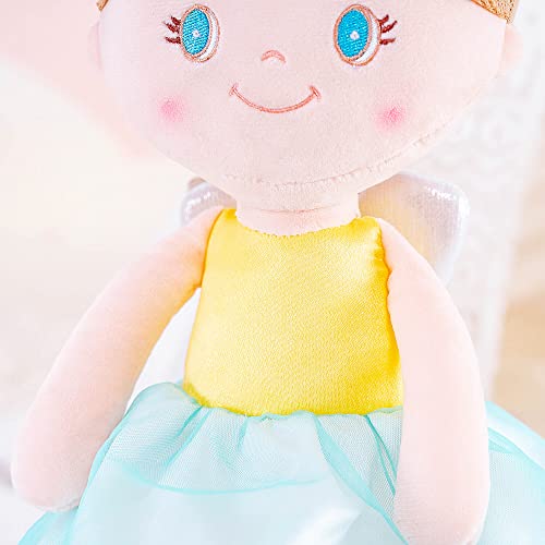 Gloveleya Baby Girl Gift First Baby Doll Plush Doll Print Sunflowers