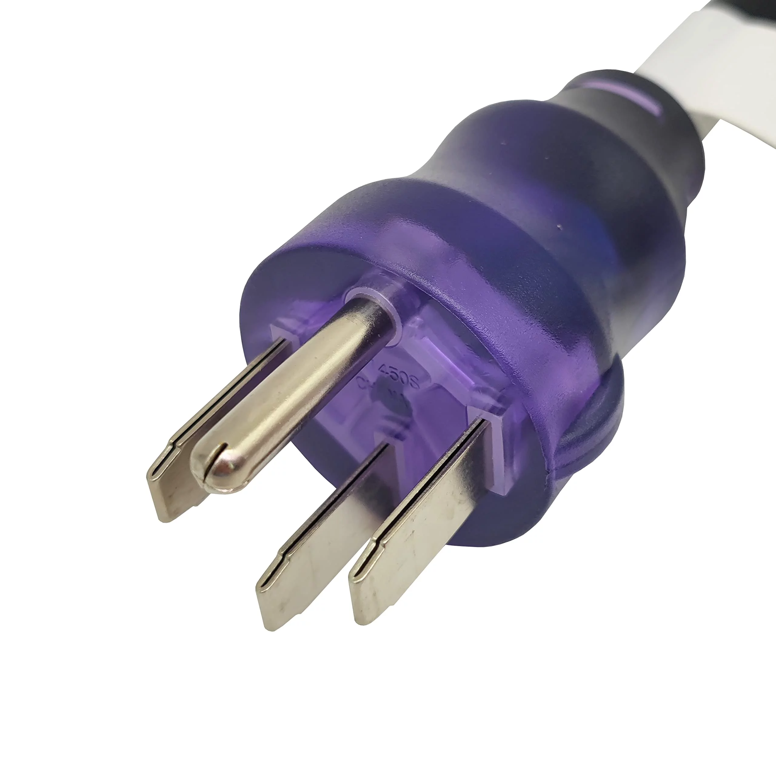 Parkworld 63487 RV 50 amp to 110v Adapter Cord, NEMA 14-50P Straight Male to (3) 5-15R Household Tri Outlet Female with Lighted 1.5FT