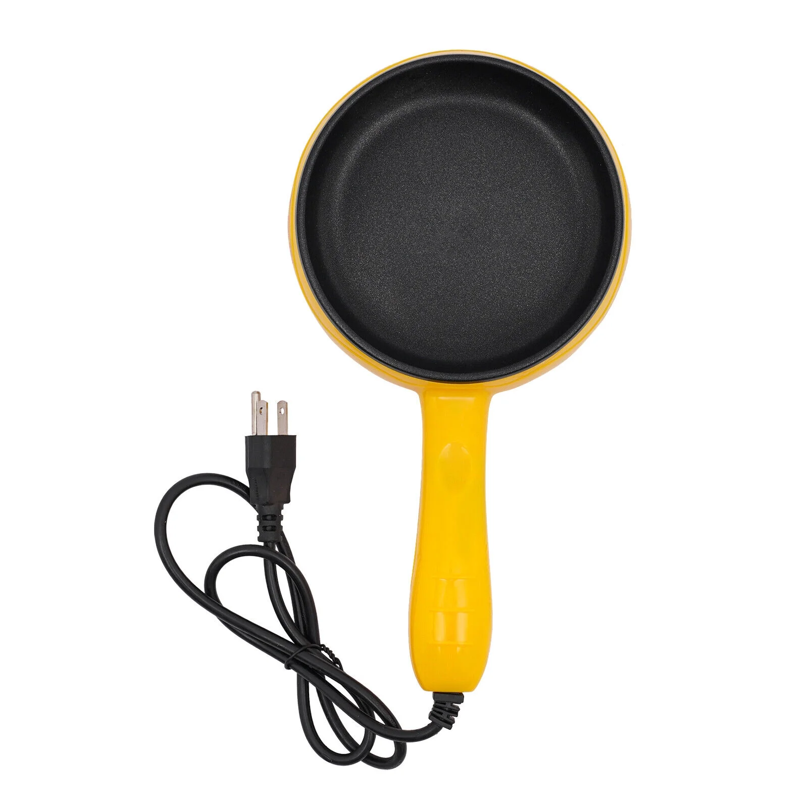 6-inch Electric Skillet, Non-Stick Electric Skillet, Yellow Mini Frying Pan