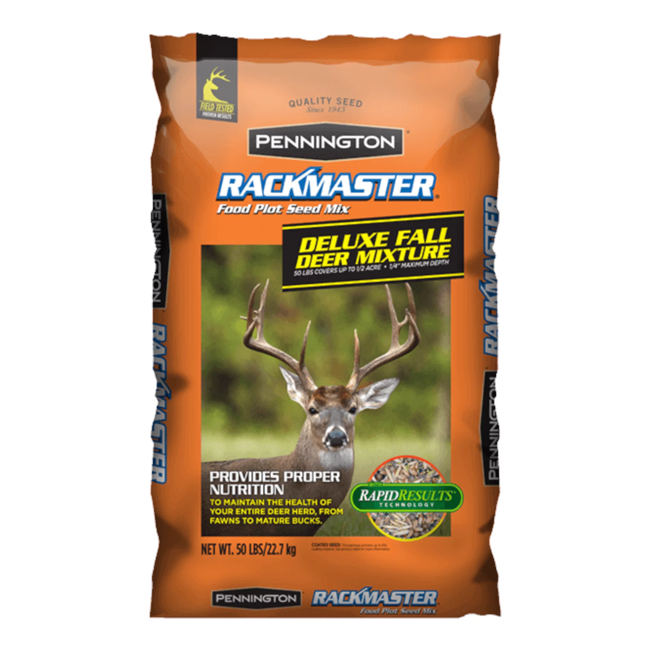 Pennington Rackmaster Deluxe Fall Deer Mixture Food Plot Seed Mix 50lb