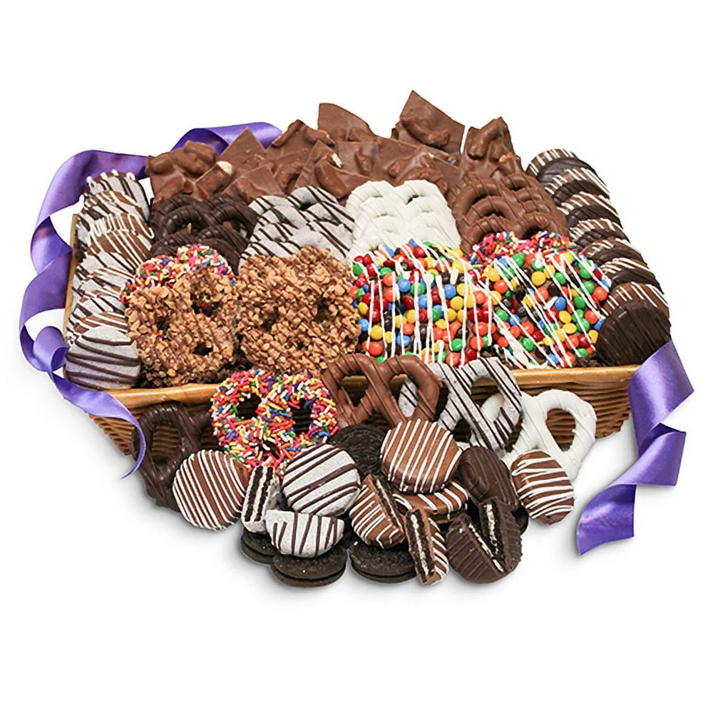 Ultimate Plus Collection Gourmet Chocolate Covered Pretzels & Treats Gift Basket