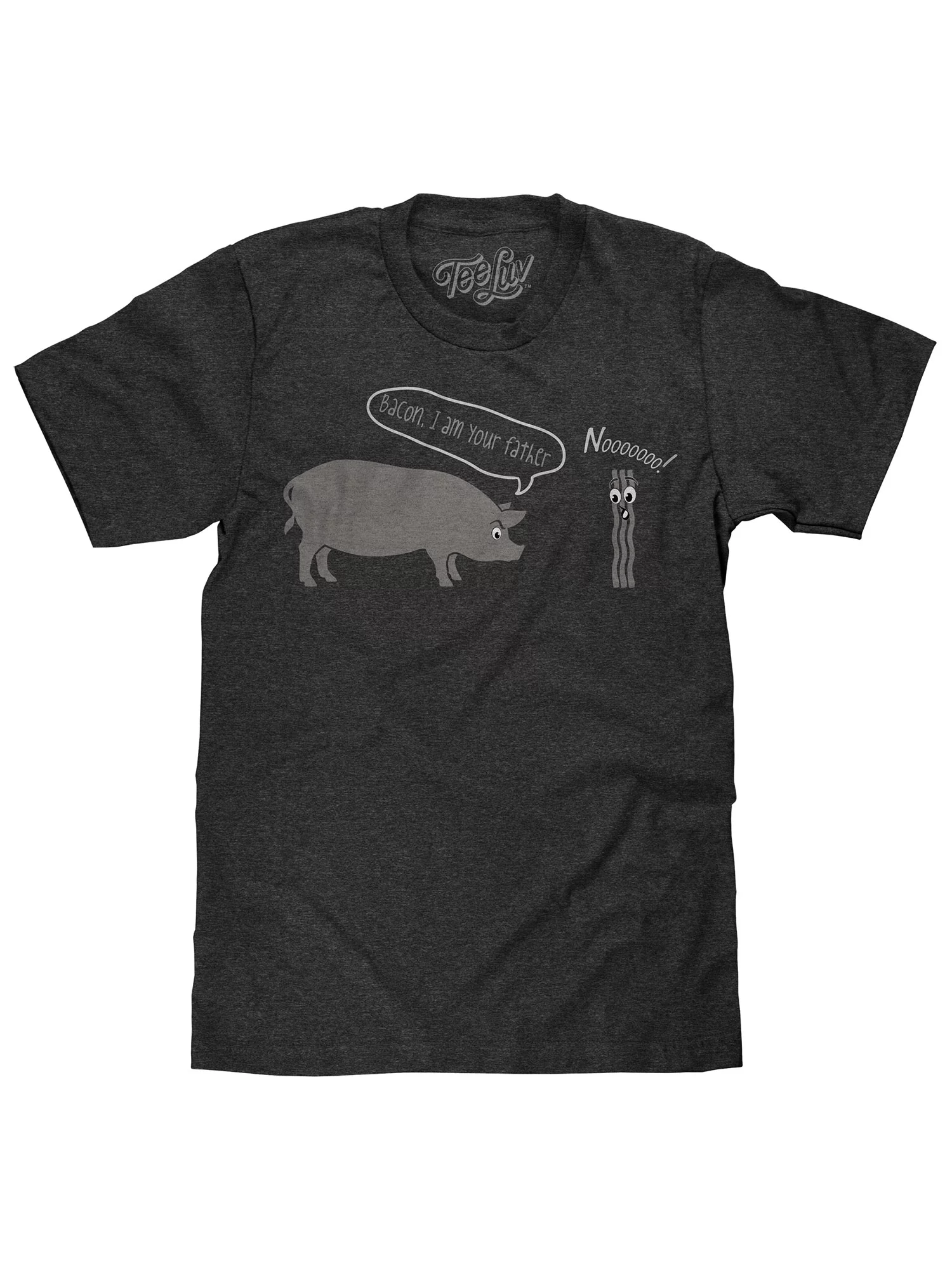 Tee Luv Men's Bacon I Am Your Father Novelty Graphic T-Shirt (XL)