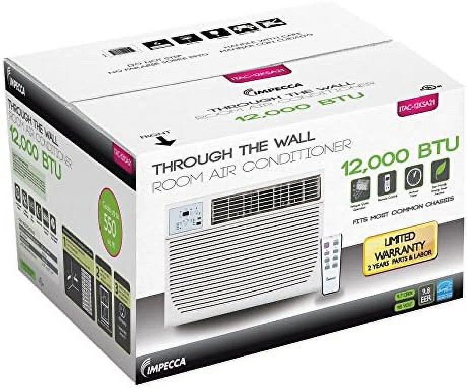 115V Electronic Through The Wall Air Conditioner, 5-15P/110