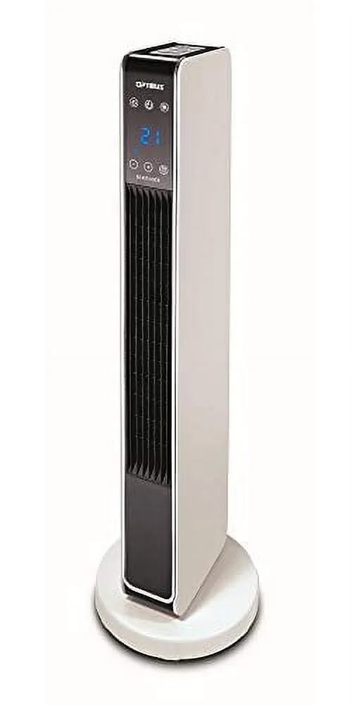 Optimus 29 in. Oscillating Tower Heater w/ Digital Temperature Readout & Remote