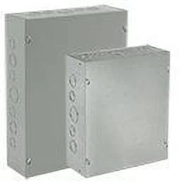 Hoffman ASG18X12X4NK Pull Box Screw Cover, Galvanized, 18.00