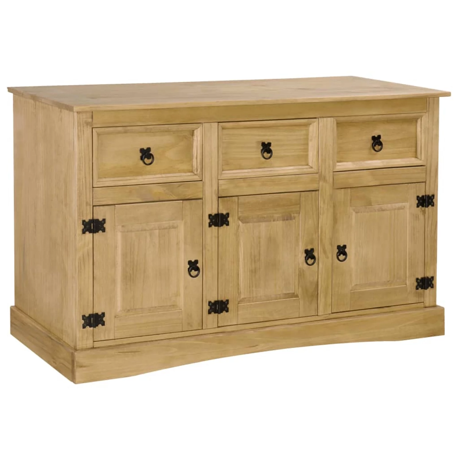 Carevas Sideboard Solid Mexican Pinewood Corona 52"x16.9"x30.7"