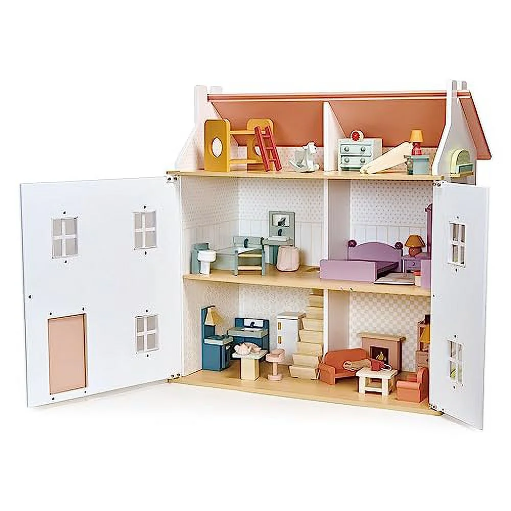 Mentari Kitchen Dollhouse Furniture Set, 7.87-inch Length, Wood (MT7623)