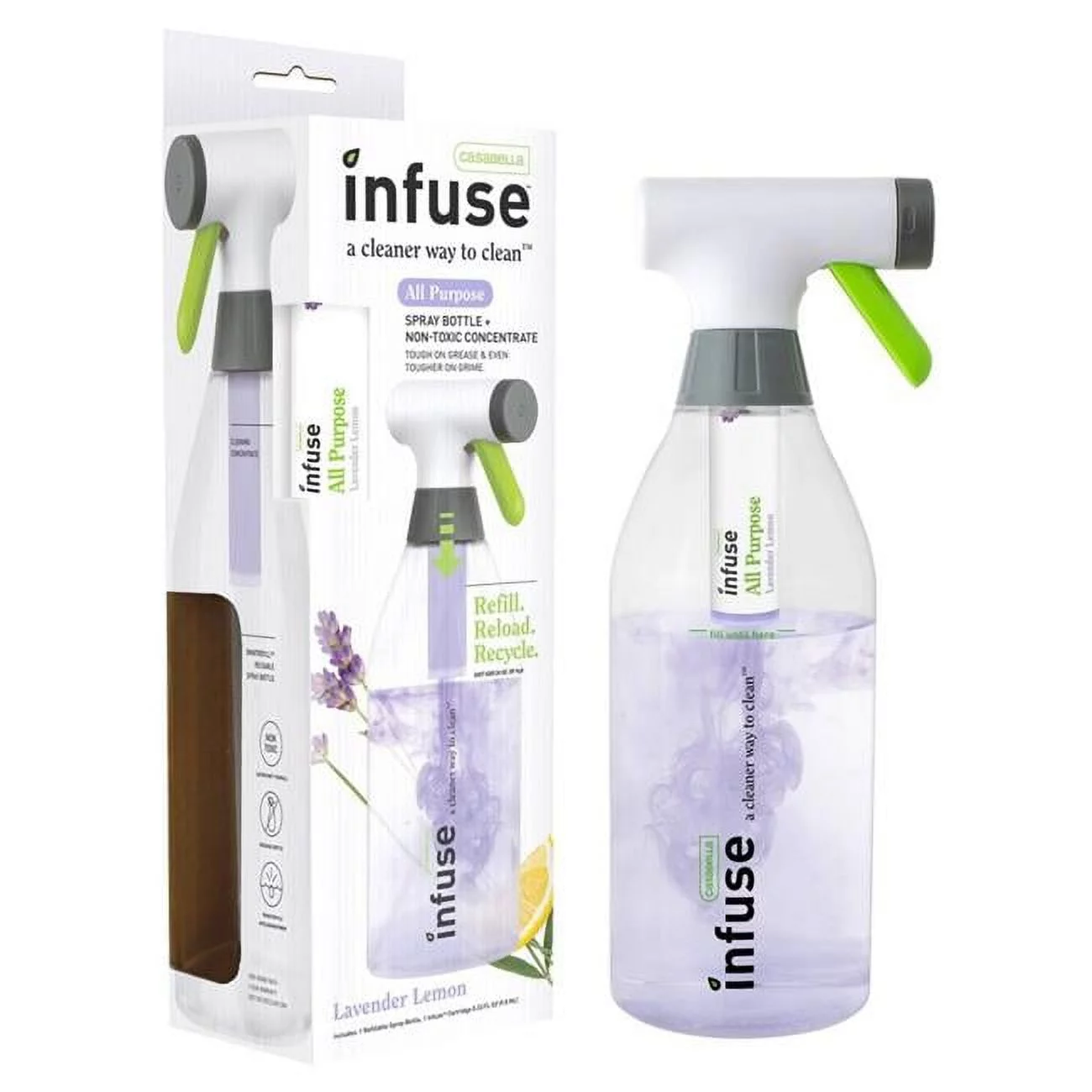 Casabella HG2784304 Lavender Lemon Spray All Purpose Cleaner - Case of 3