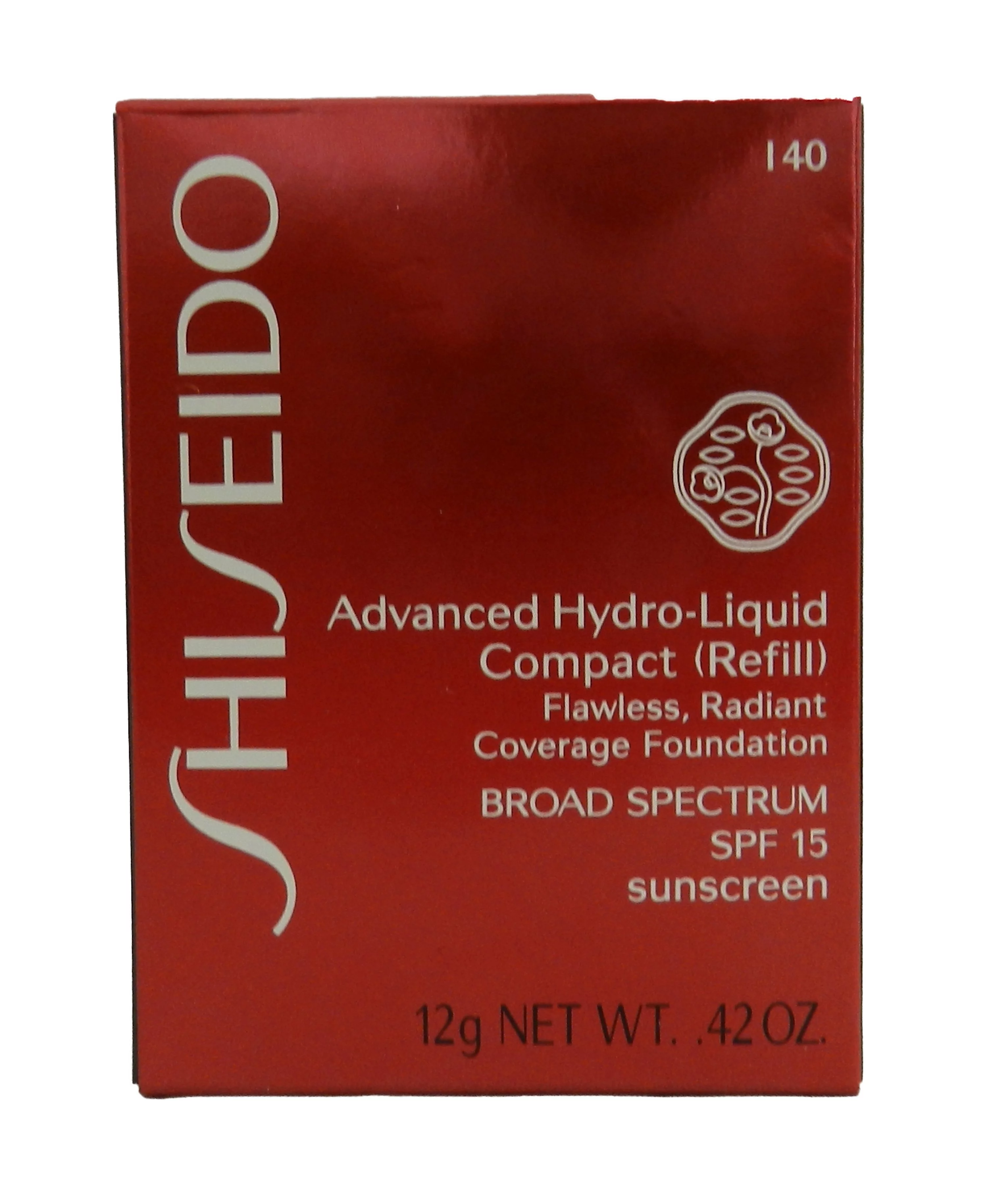 Shiseido Advanced Hydro-Liquid Compact (Refill) 140 Natural Fair Ivory .42 Ounce