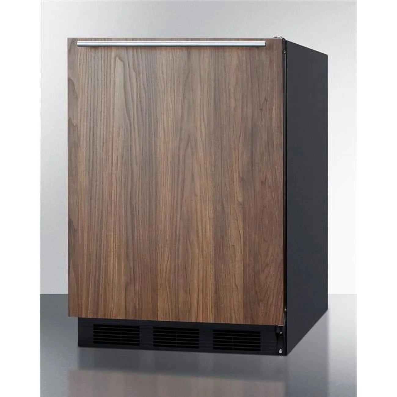 24 in. Wide Built-In All-Refrigerator with Wood Panel Door