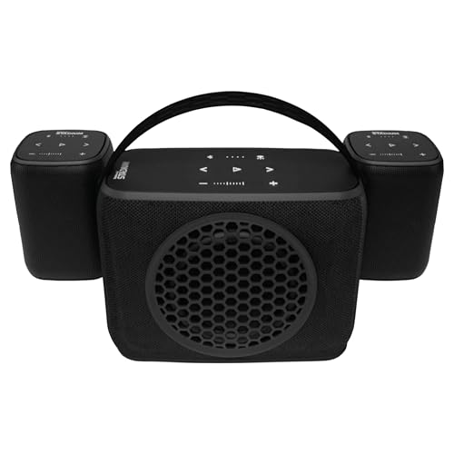 Rocksteady Stadium 2: Two Speakers Bundle - Immersive, connectible, and up to 150 ft of Range. Up to 30 Hours of Battery Life.