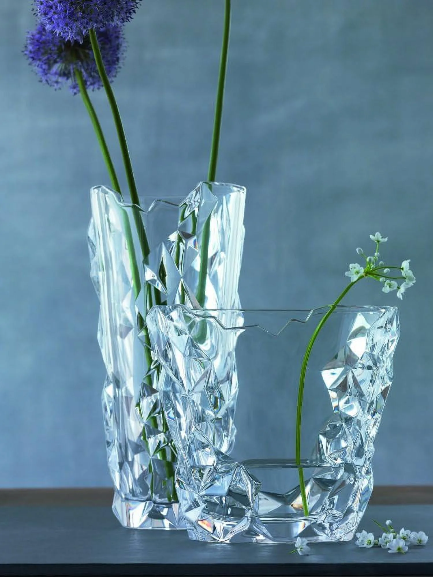 Nachtmann Crystal Sculpture Vase, Round