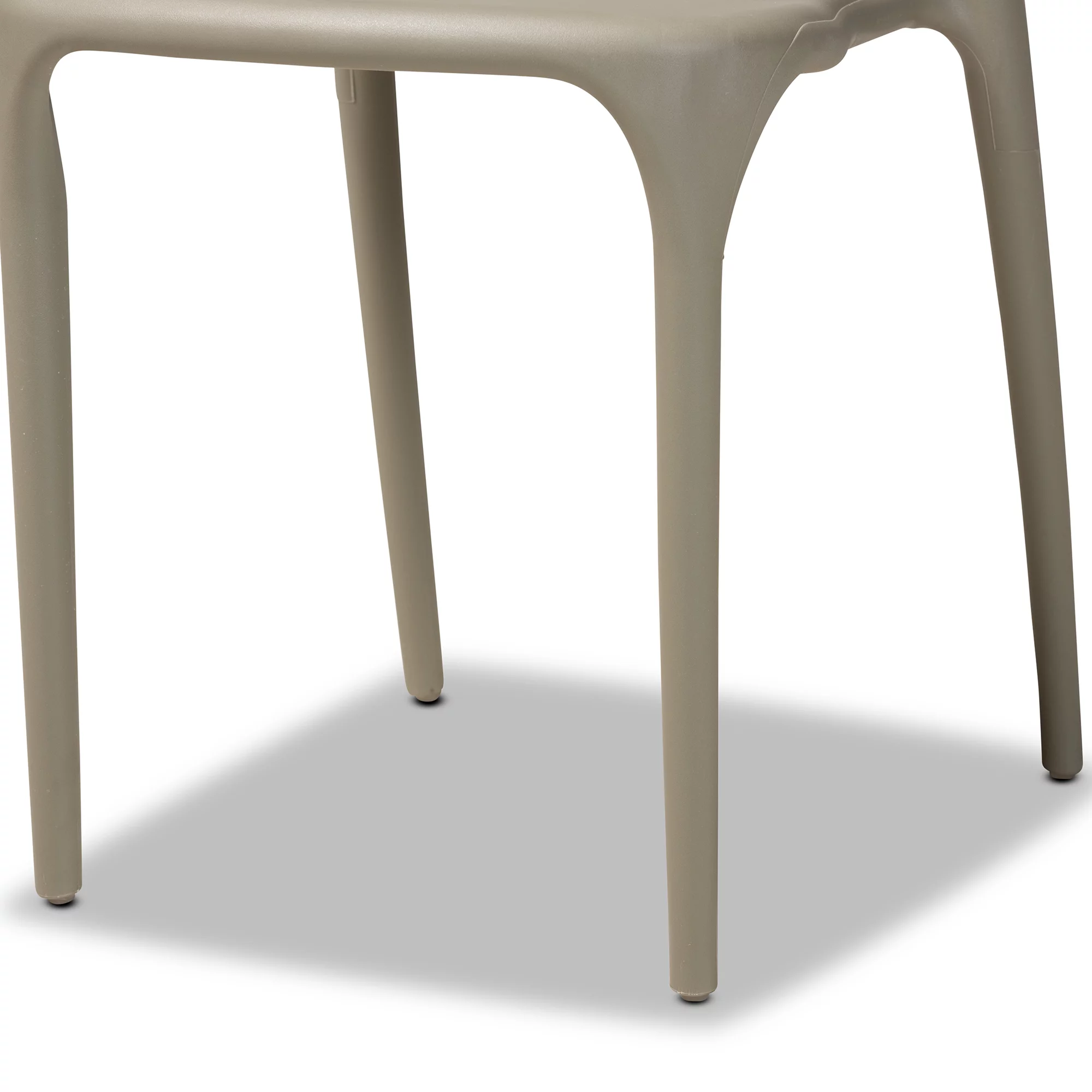 Baxton Studio Gould Dining Chair, Set of 4, Beige