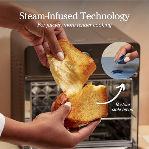 Our Place Wonder Oven | 6-in-1 Air Fryer & Toaster Oven with Steam Infusion | Compact, Countertop Friendly, Fast Preheat, Multifunctional | Air Fry, Toast, Roast, Bake, Reheat & Broil | Char