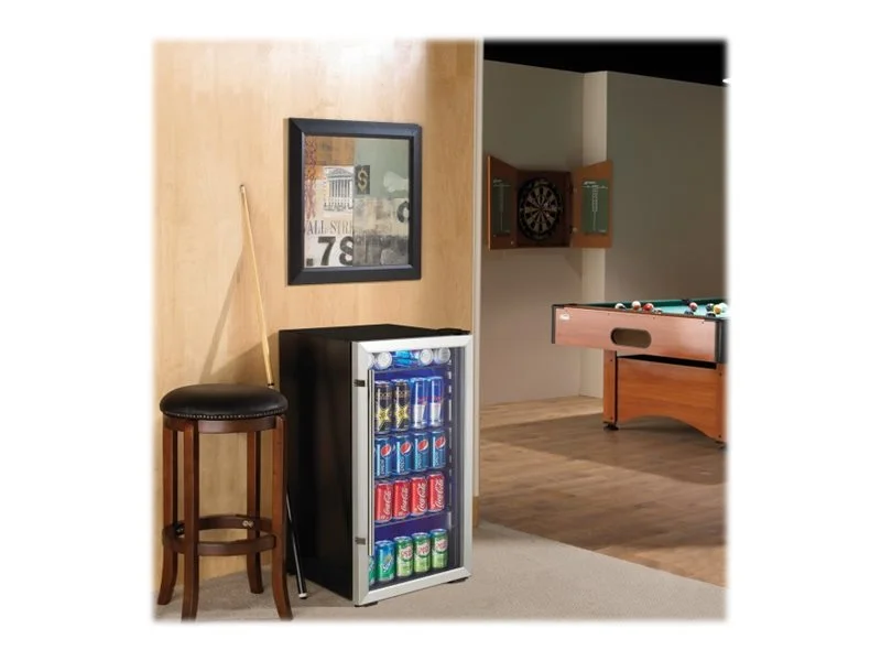 Danby Designer 3.3 cft Free-Standing Beverage Center in Stainless