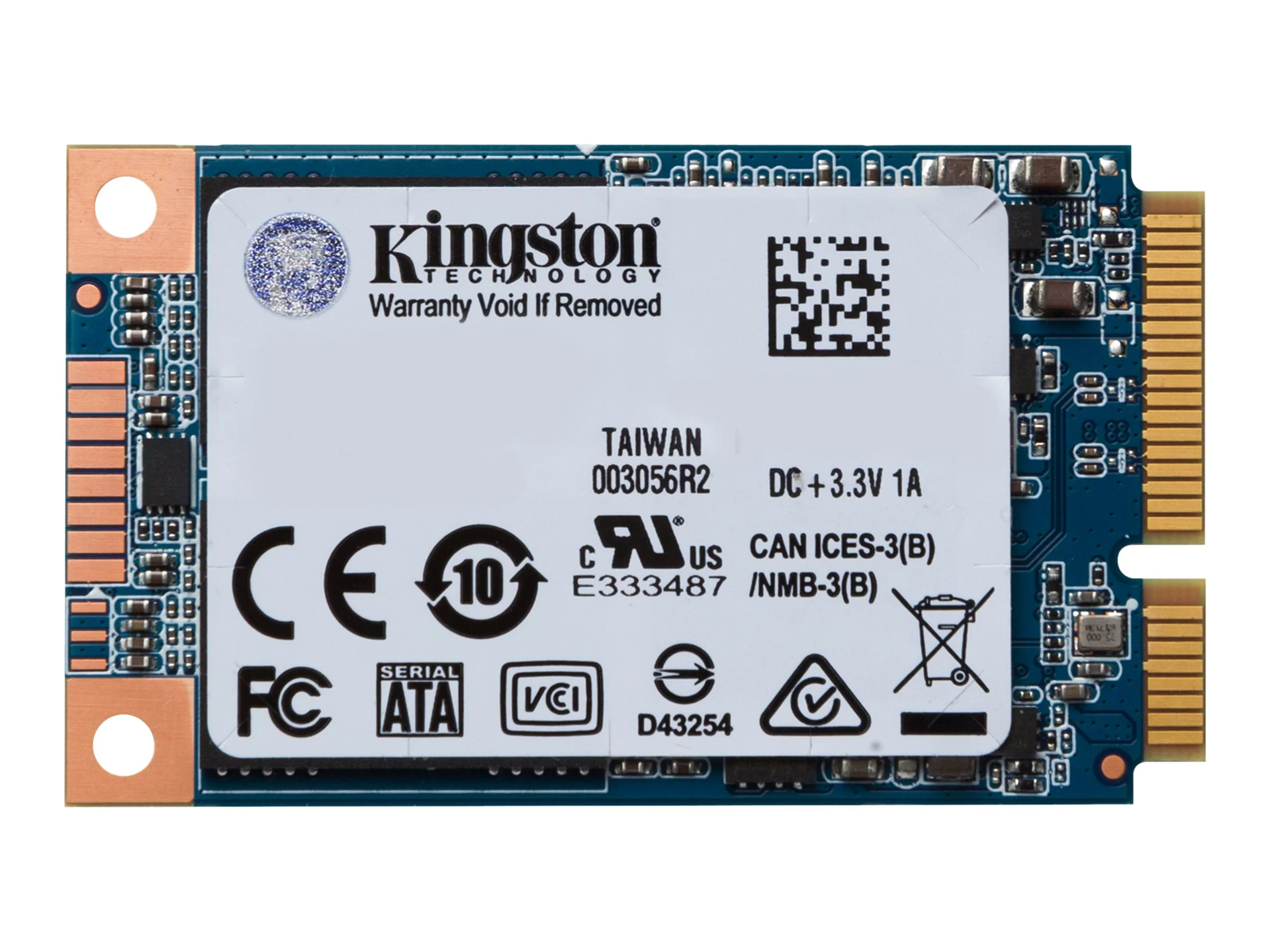 UV500 120GB Solid State Drive - SATA (SATA/600) - Internal - mSATA - 520MB/s Maximum Read Transfer Rate - 256-bit Encryption Standard
