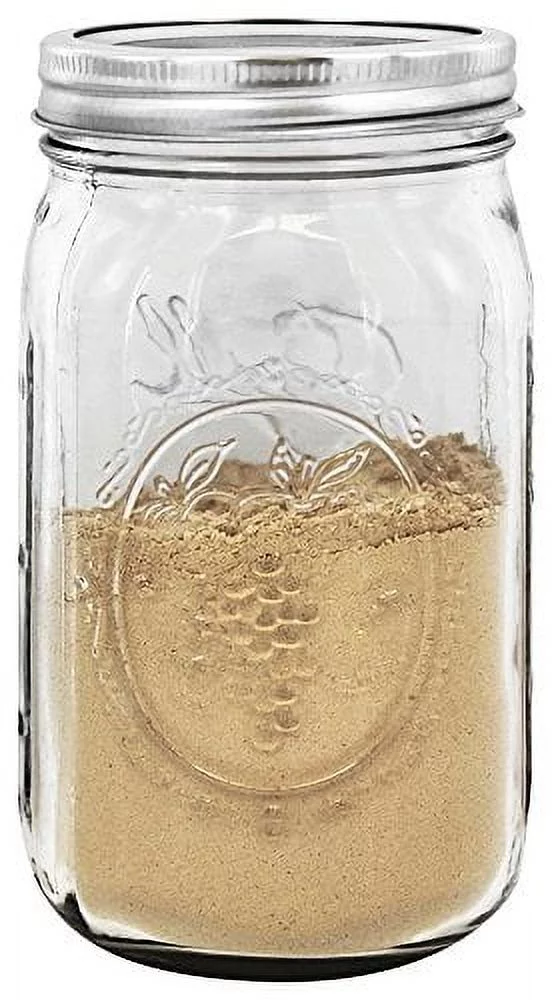 Ball Wide Mouth Quart 32-Ounces Mason Jar with Lid and Band