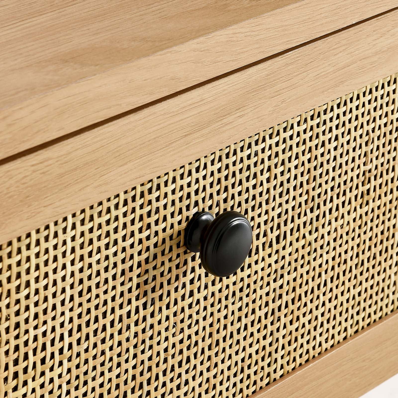 Modway Chaucer Wood Entryway Console Table in Oak