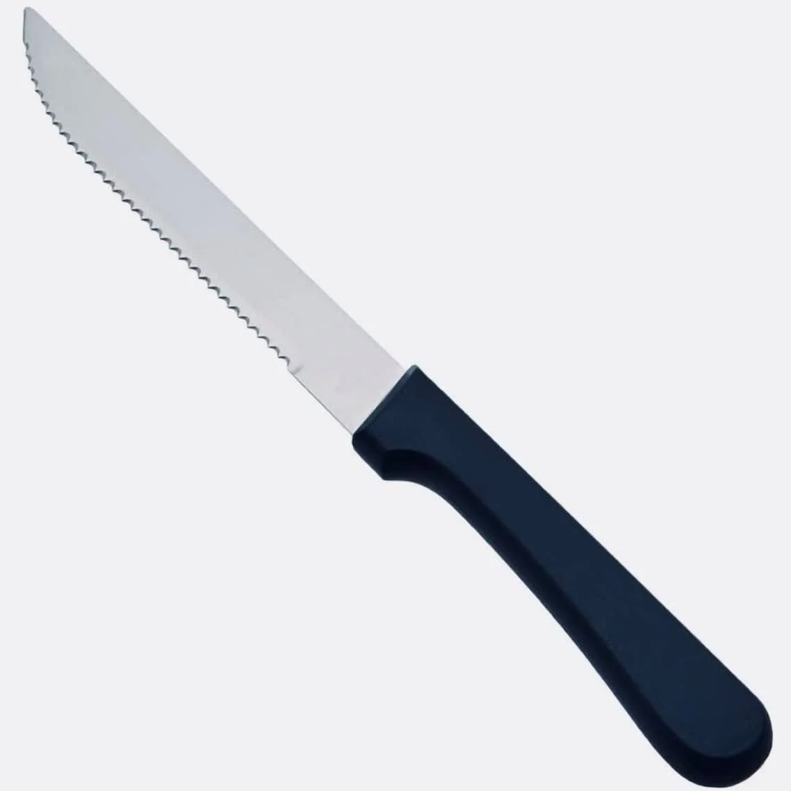 Of 48) Serrated-Edge Pointed-Tip Steak Knives, 5-Inch Stainless Steel Blade Steak Knives With Plastic Handles For Restaurants