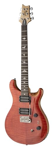 PRS Guitars 6 String SE Custom 24-08 Electric Guitar, Blood Orange with Gig Bag, Right, (107994::BR:)
