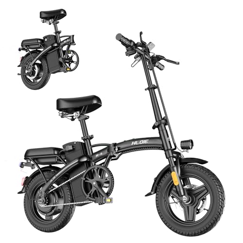 Folding Electric Bike for Adults, 400W (Peak 500W) Motor,23MPH Max Speed Foldable Electric Bicycles,14