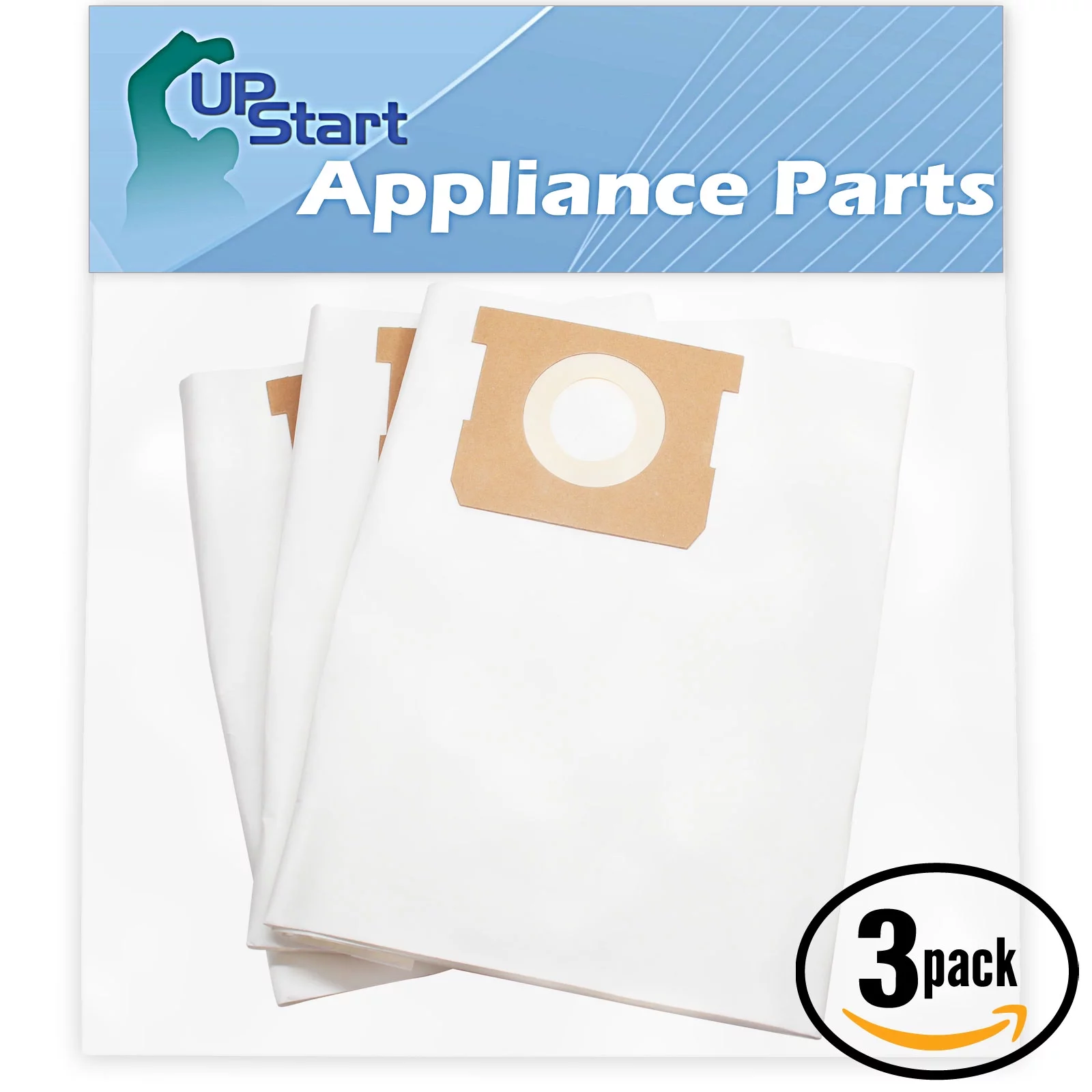 9 Replacement Shop-Vac Hardware Store Wet/Dry Vac H87S550A Vacuum Bags - Compatible Shop-Vac 90661 Vacuum Bags (3-Pack, 3 Bags Per Pack)